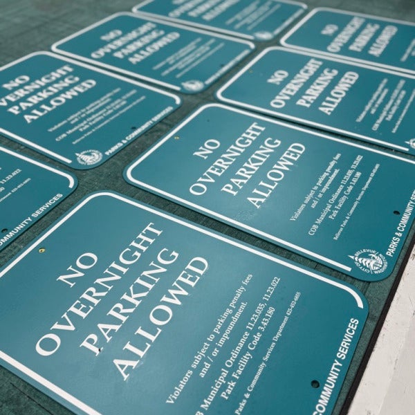 Park and Recreation Signs - City of Bellevue, WA