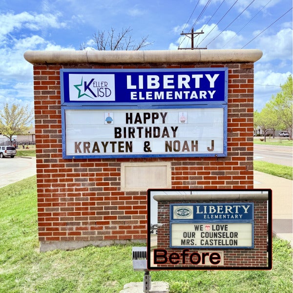Renewing Keller ISD Monuments by Signarama North Fort Worth/Keller