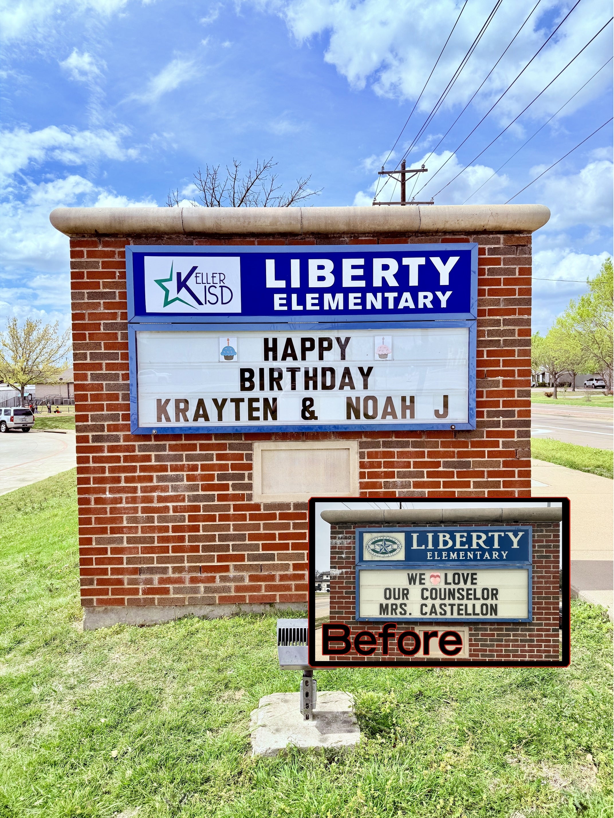 Renewing Keller ISD Monuments by Signarama North Fort Worth/Keller