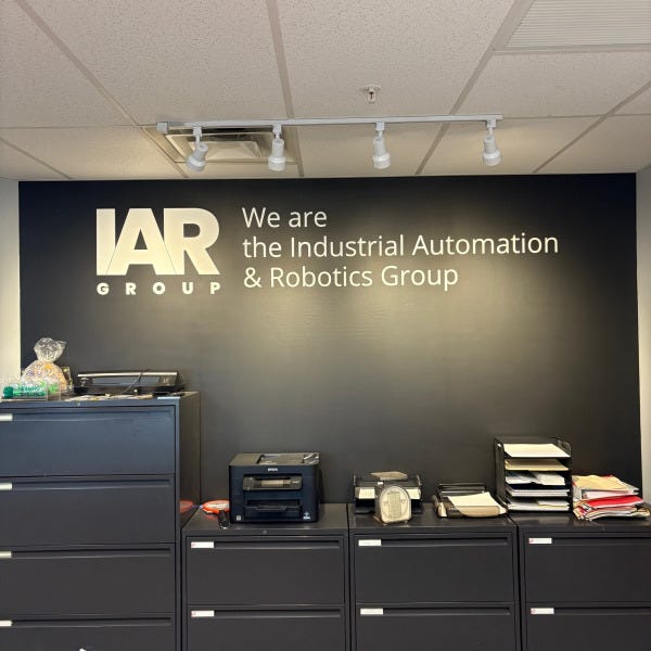 IAR Reception Wall Cut Vinyl