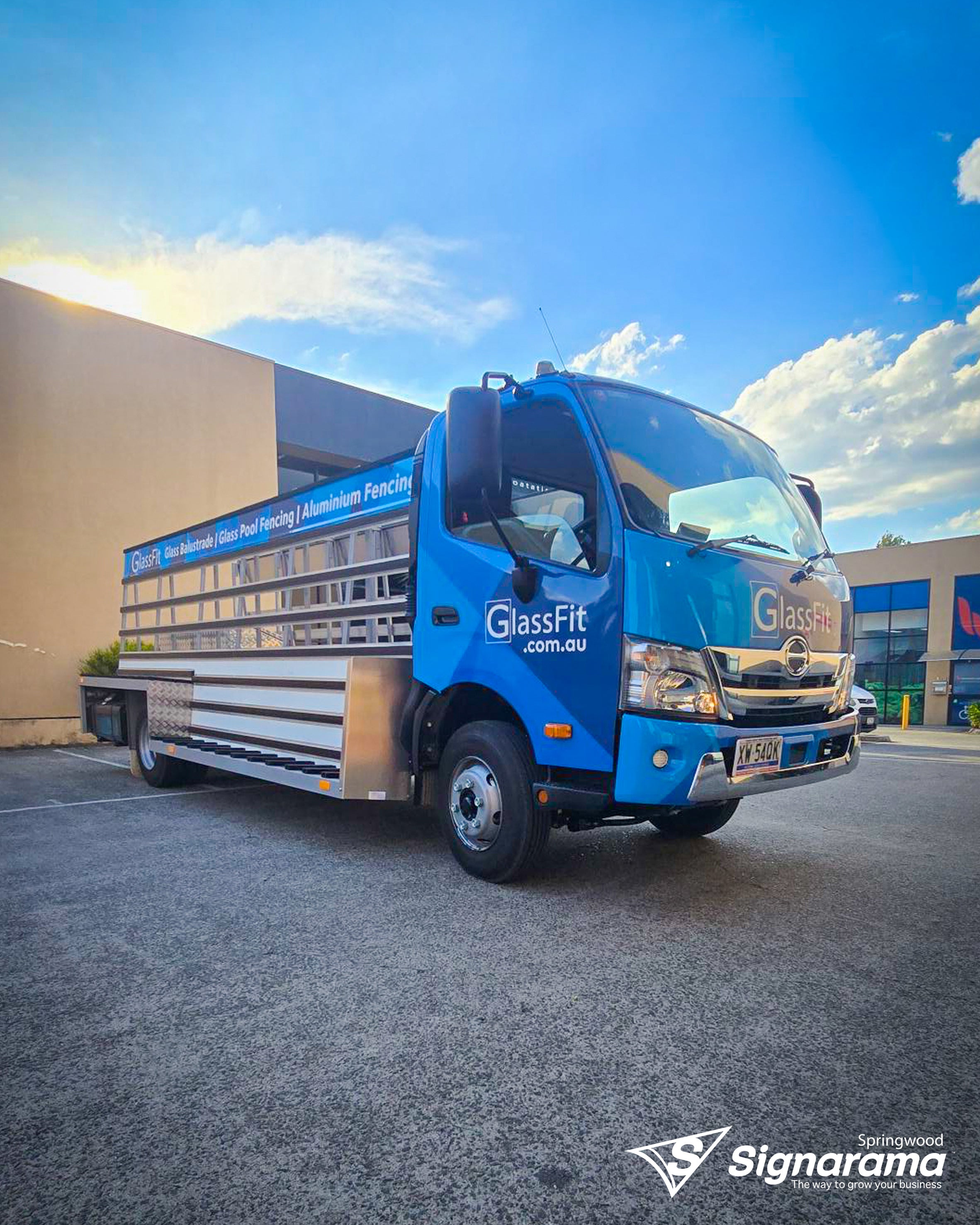 Glassfit Truck Graphics