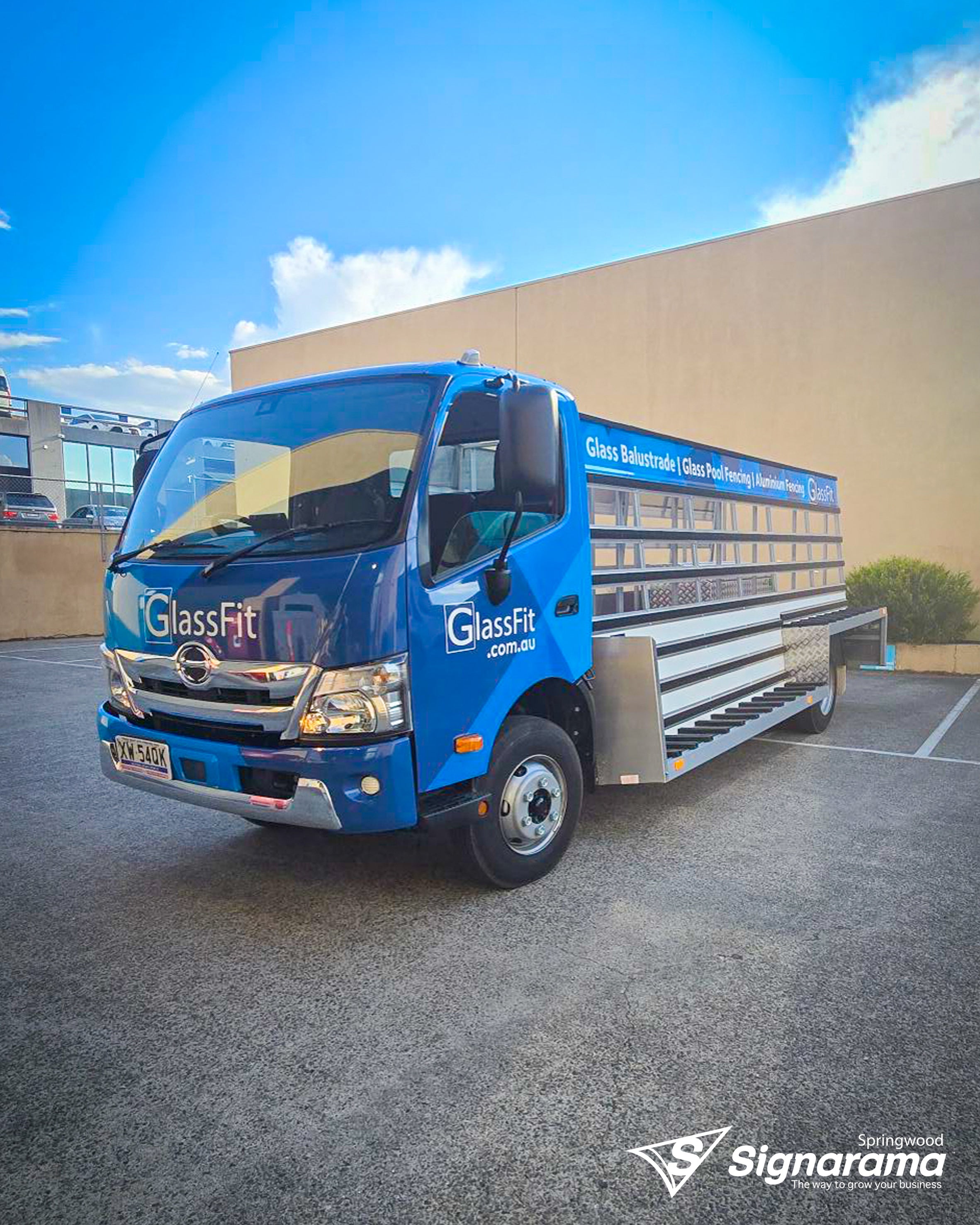 Glassfit Truck Graphics