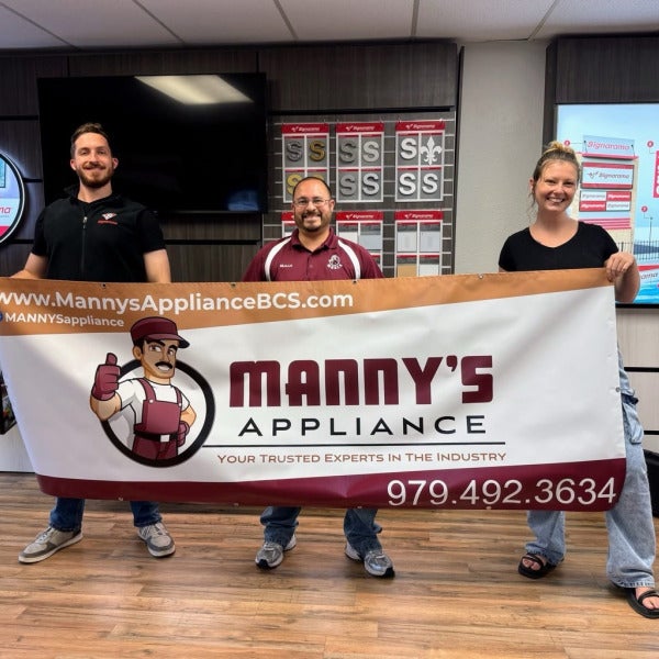 Banners for Manny Appliance