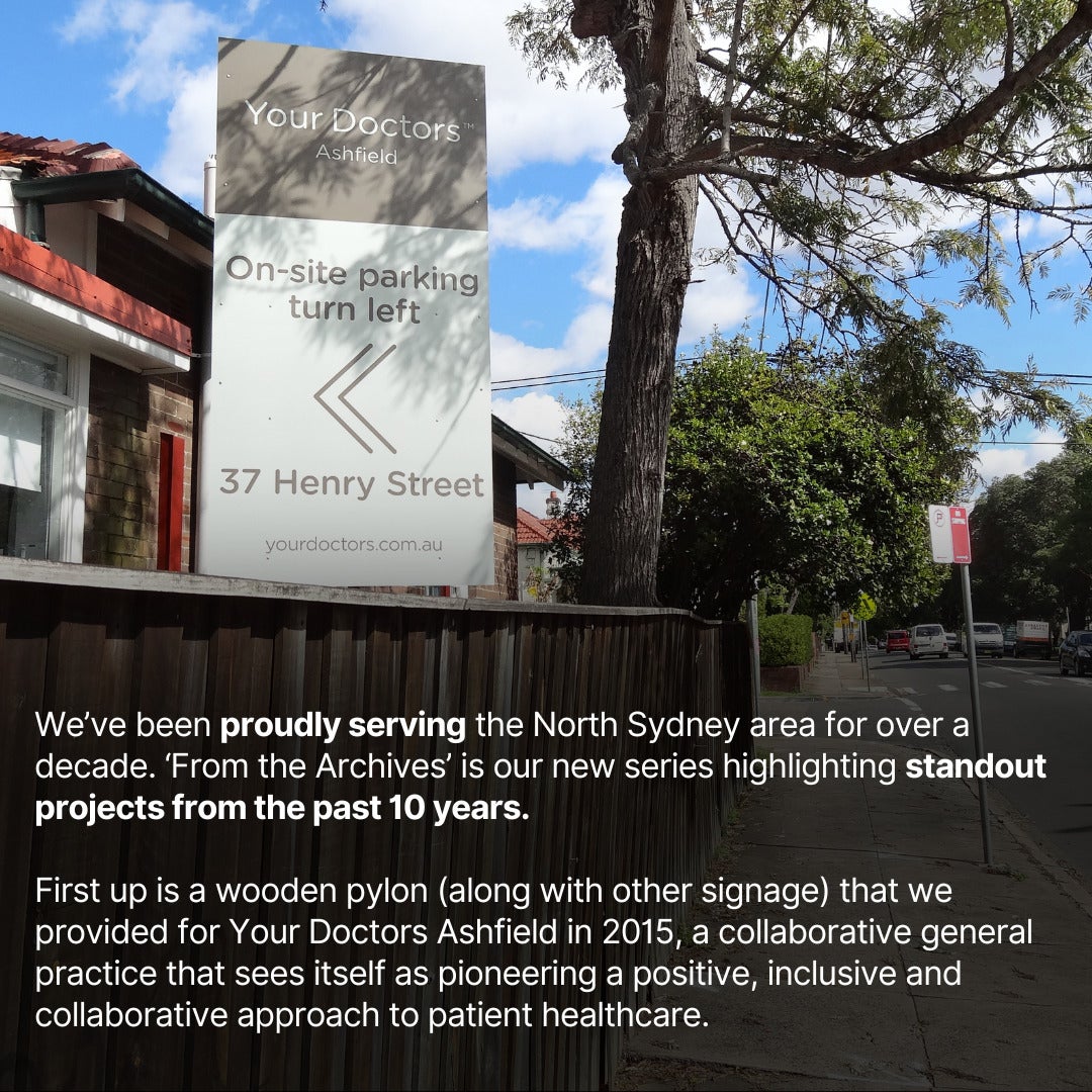 From the Archive — Our Signage Projects