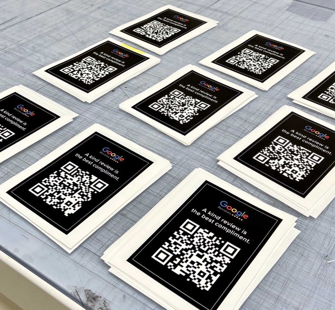 Signs that Gives Voice to your Raving Fans - QR Code Decals Stickers