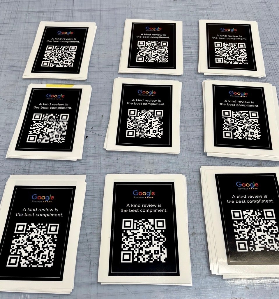 Signs that Gives Voice to your Raving Fans - QR Code Decals Stickers