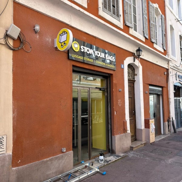 STOW YOUR BAGS - Enseigne lumineuse Stow Your Bags – Marseille