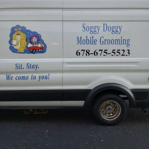 Soggy Doggy Van Driver Side