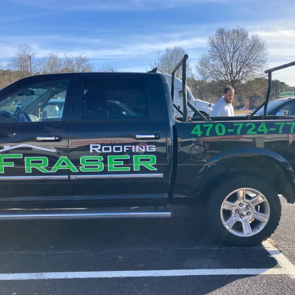 Fraser Roofing Truck Graphics