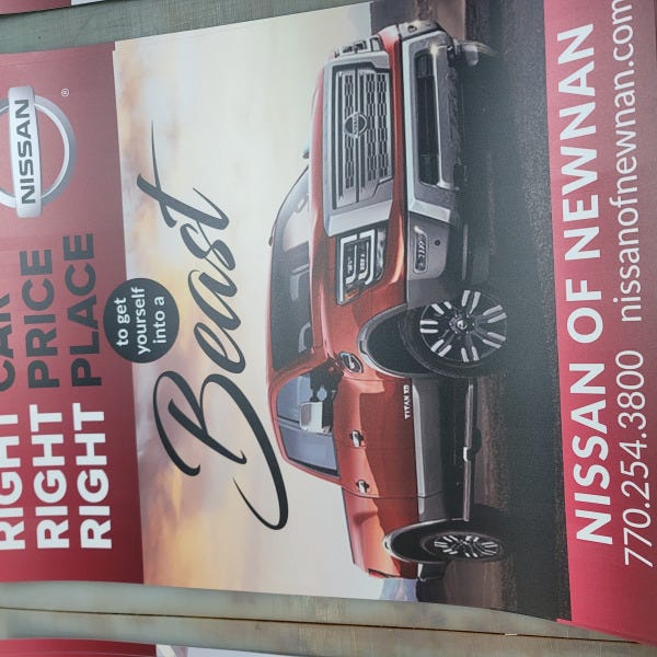 Nissan Rack Cards