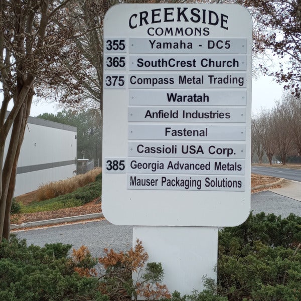 Rooker Properties Directional/Informational Sign