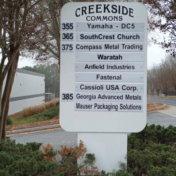 Rooker Properties Directional/Informational Sign