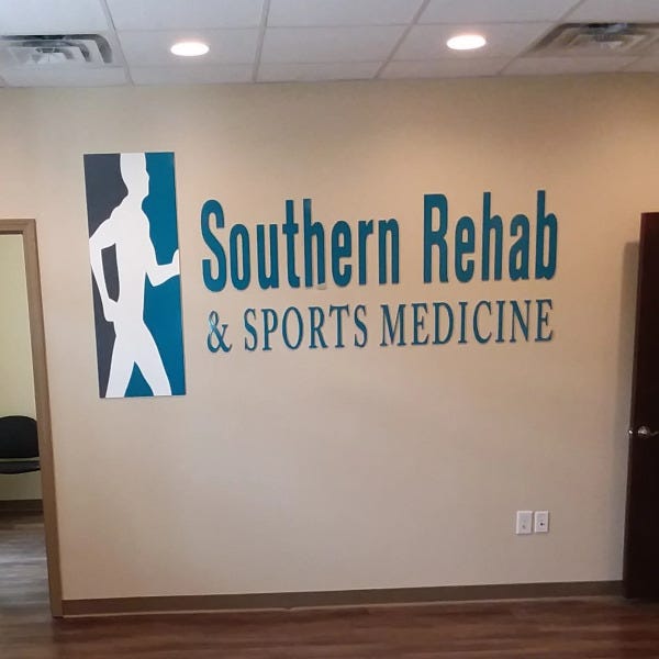 Southern Rehab Interior Sign
