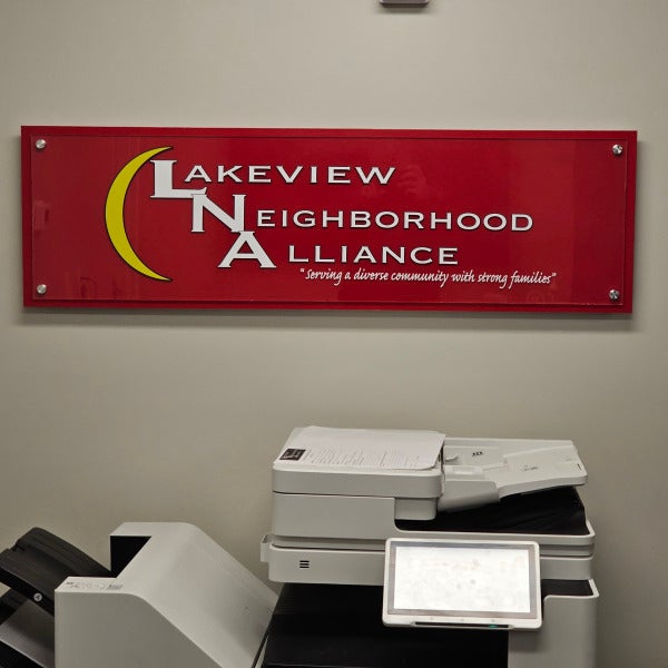 Get your Dual Panel Acrylic Standoff Signage today!