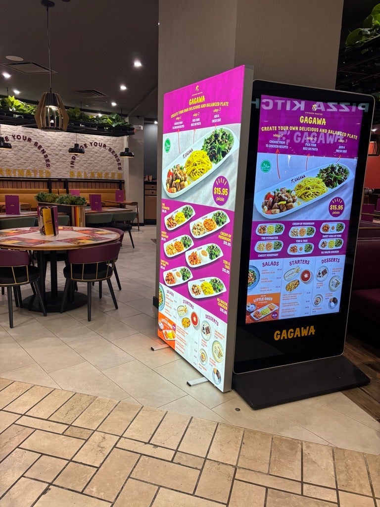 SEG Light Box for Gagawa Restaurant in Tysons Corner Mall