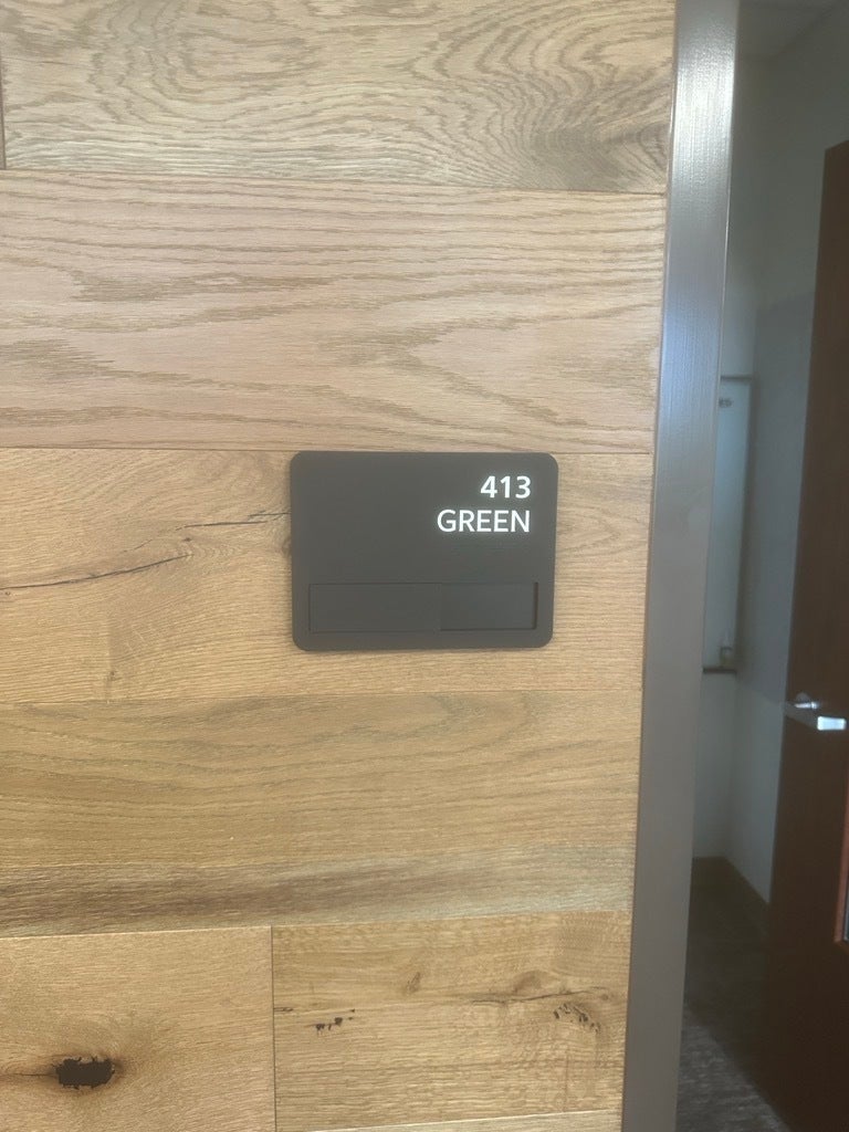 Signs that Improves Personnel Productivity - US National Forestry, Seattle, WA