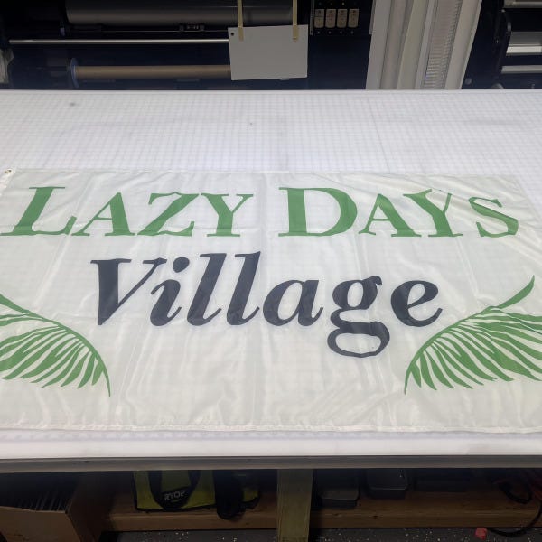 Lazy Days Village banner