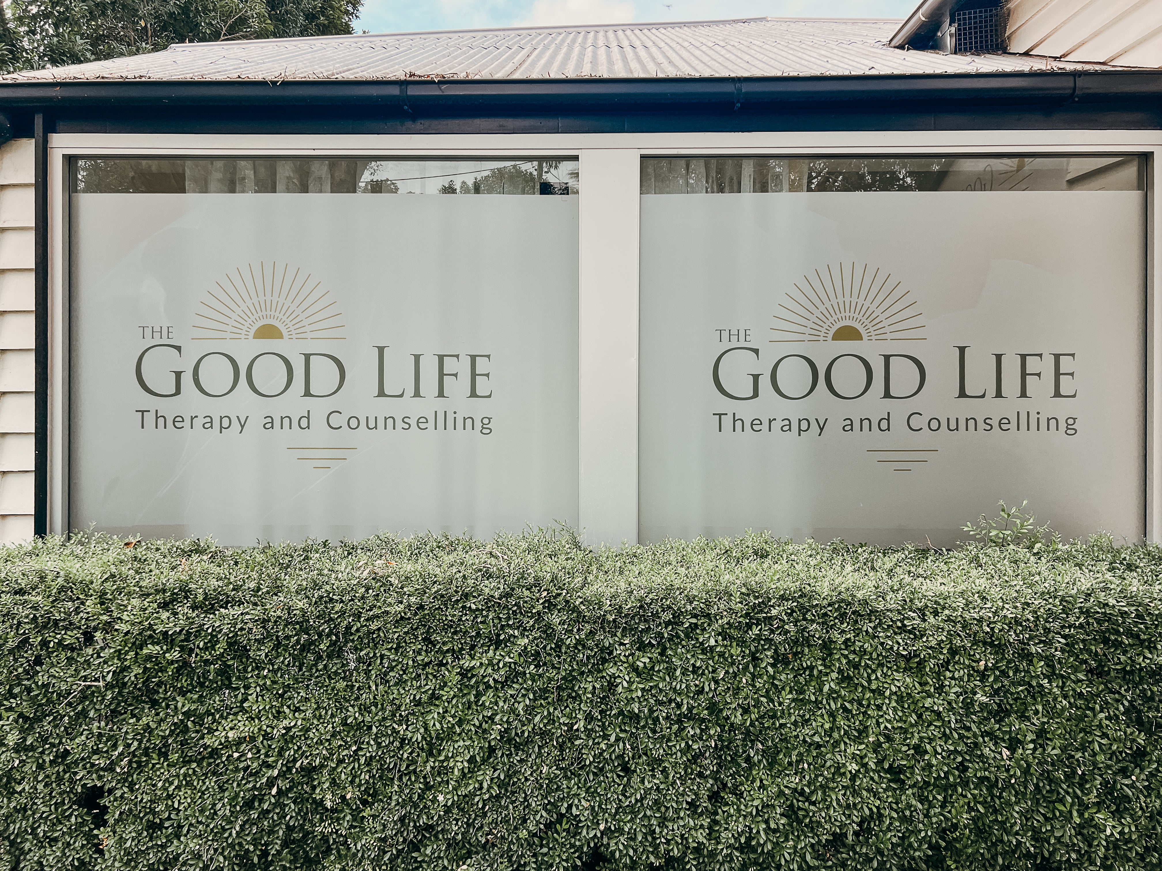 Welcoming New Office Signage for The Good Life Therapy