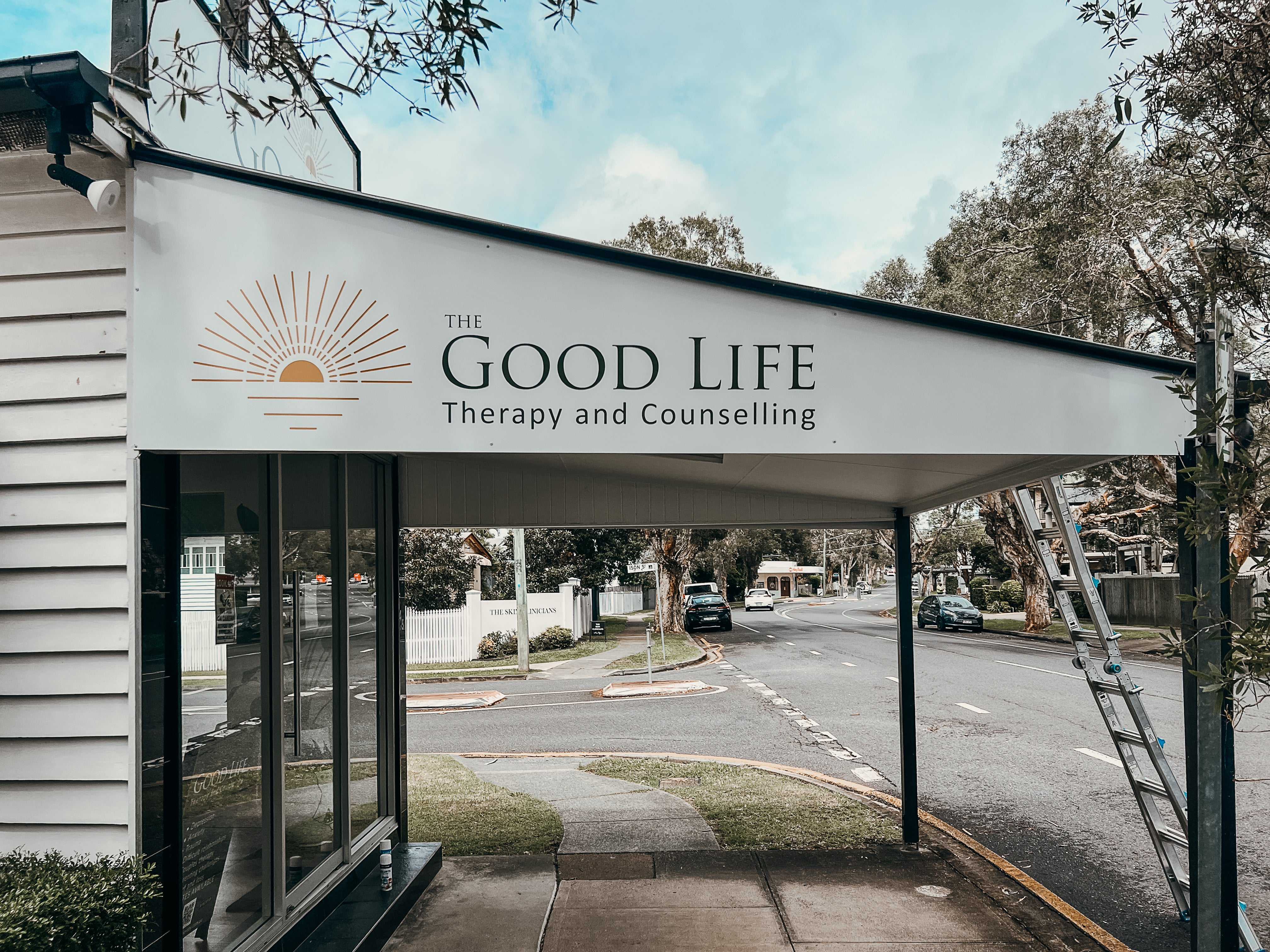 Welcoming New Office Signage for The Good Life Therapy