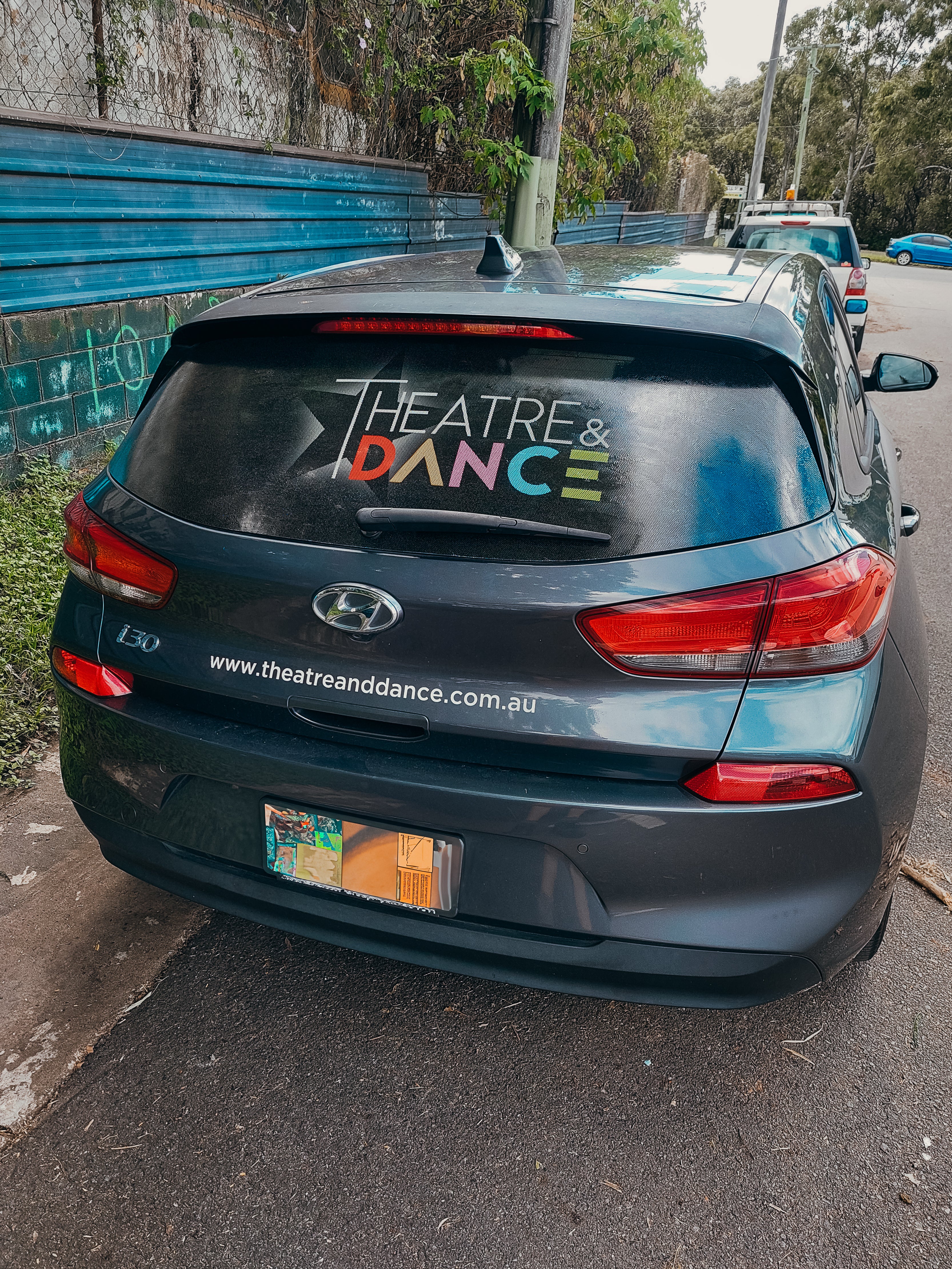 Mobile Promotion for Theatre and Dance: Rear Window Branding