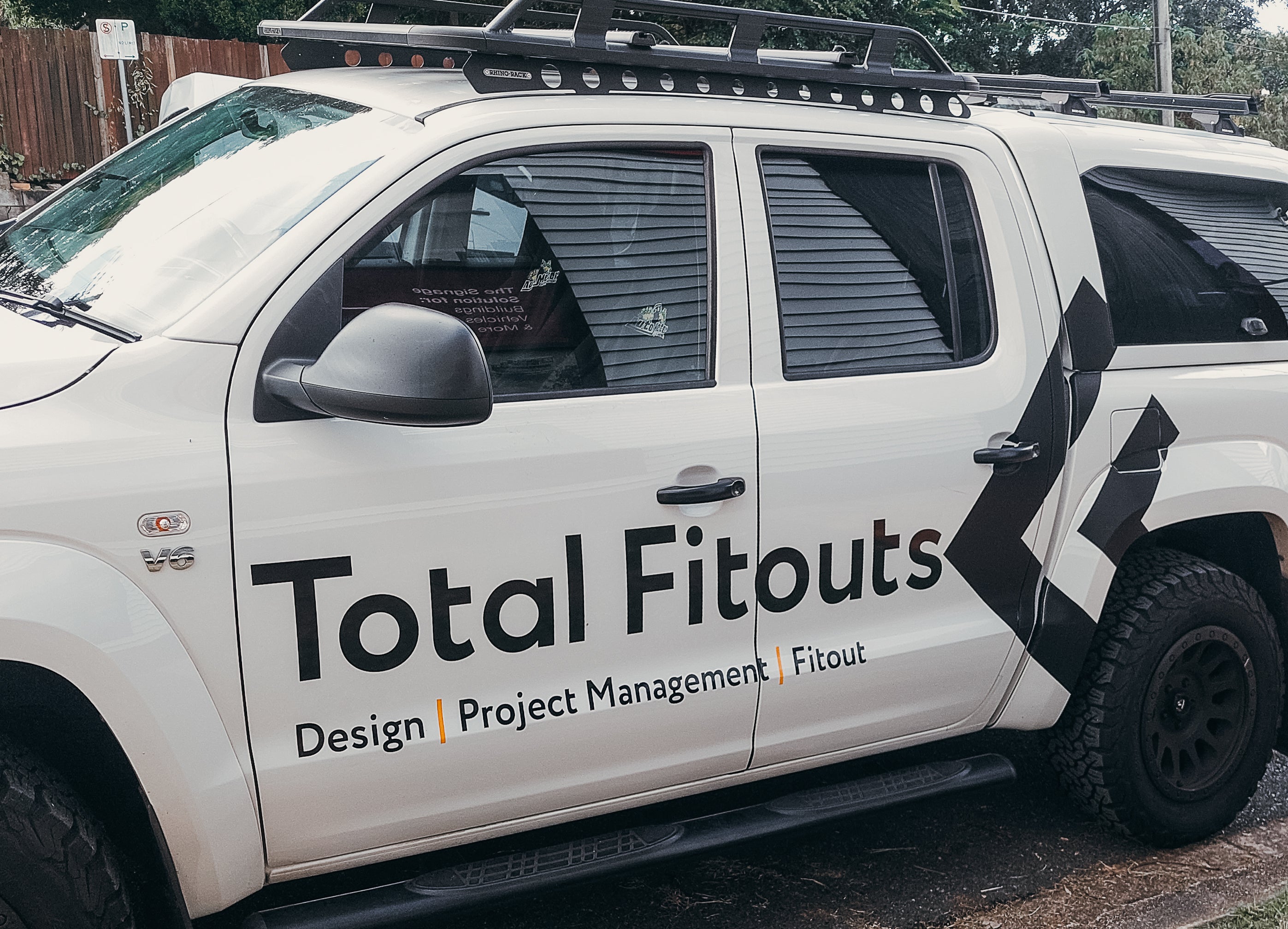 Precision Ute Decals for Total Fitouts