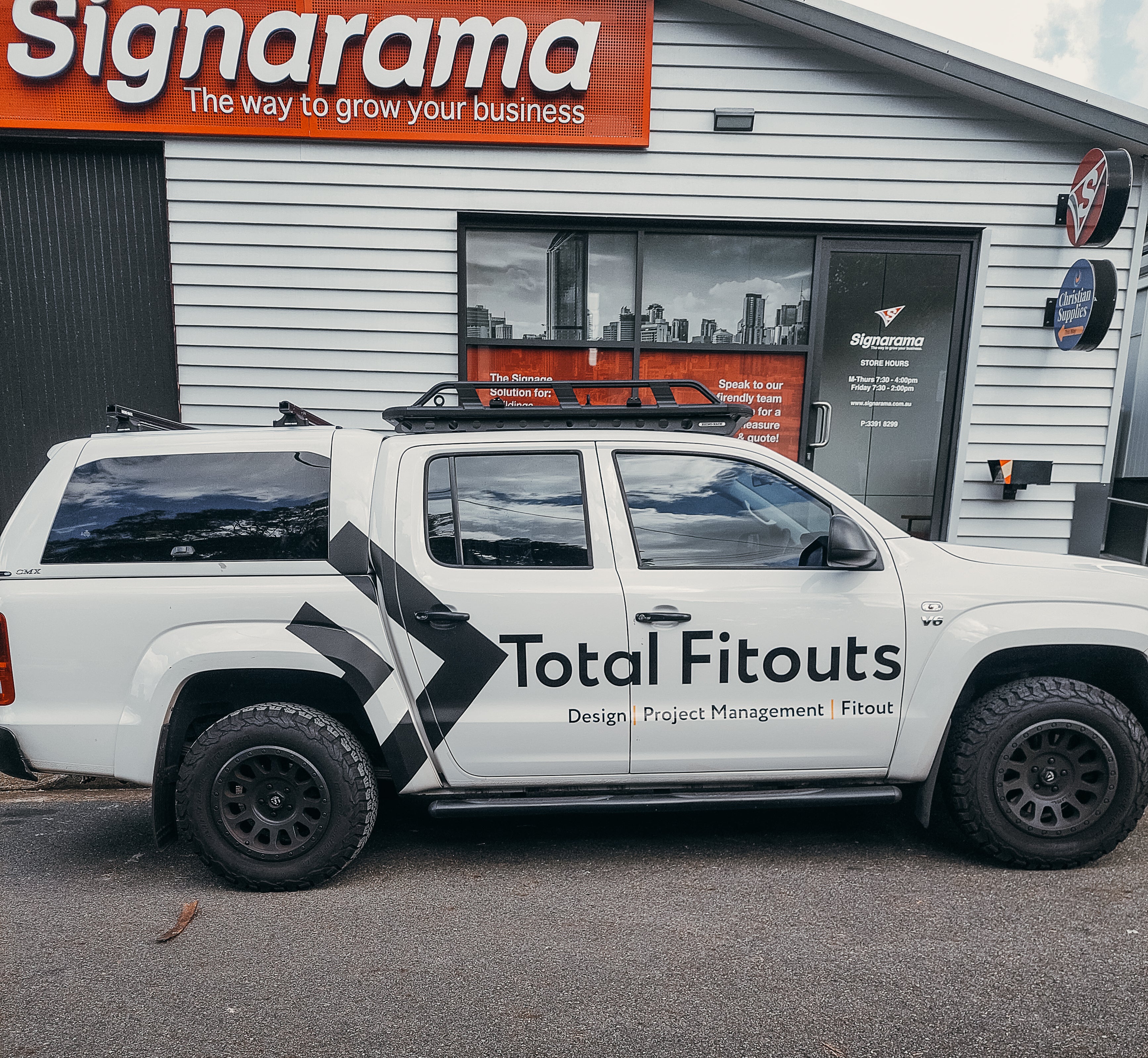 Precision Ute Decals for Total Fitouts