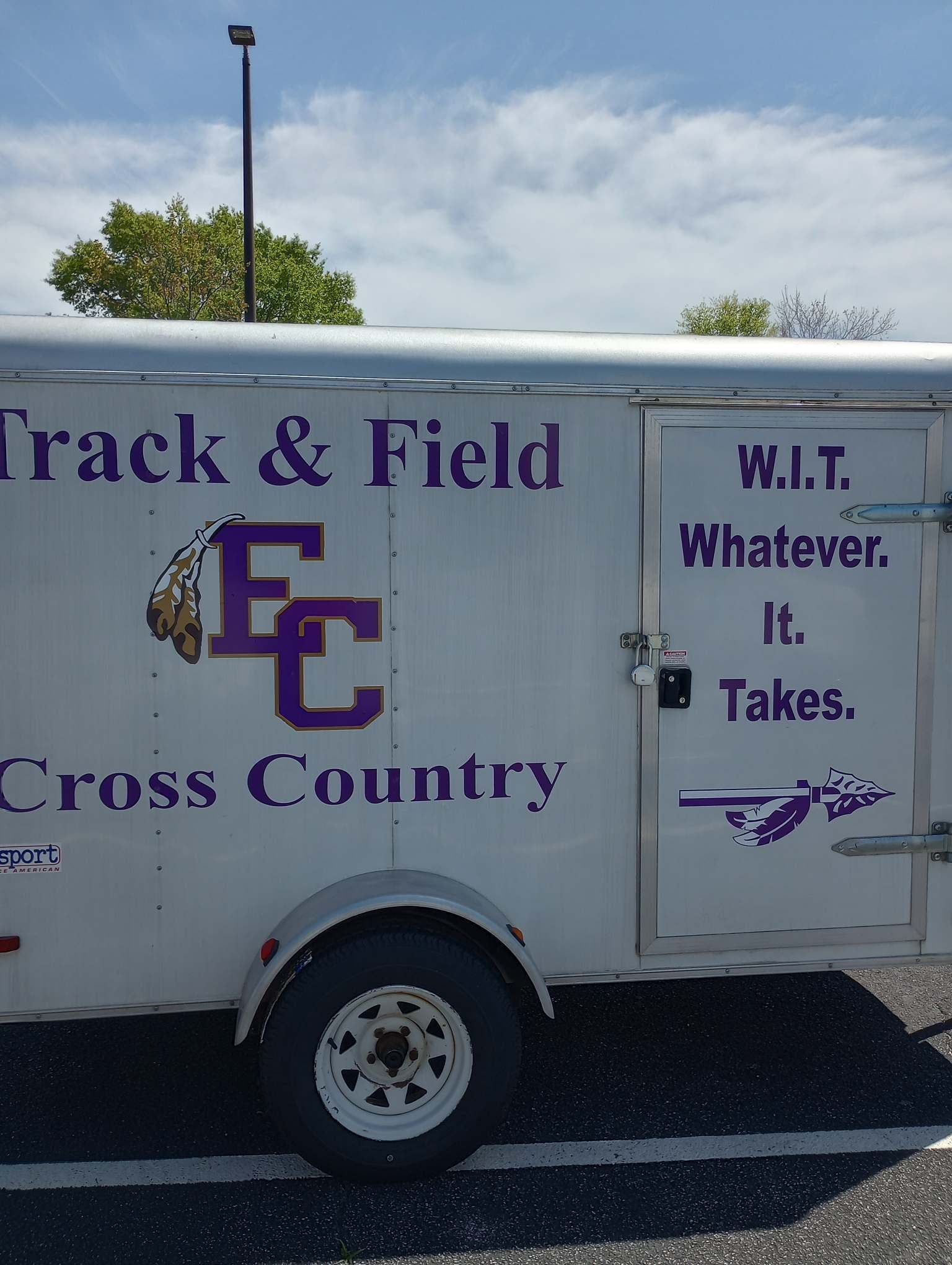 ECHS Track & Field Trailer Side with Door