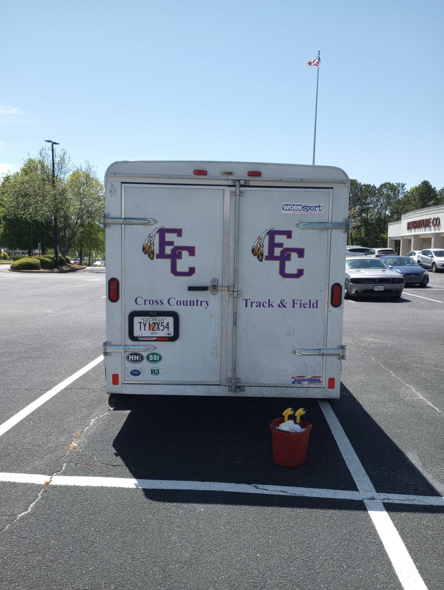 ECHS Track & Field Trailer Side with Door