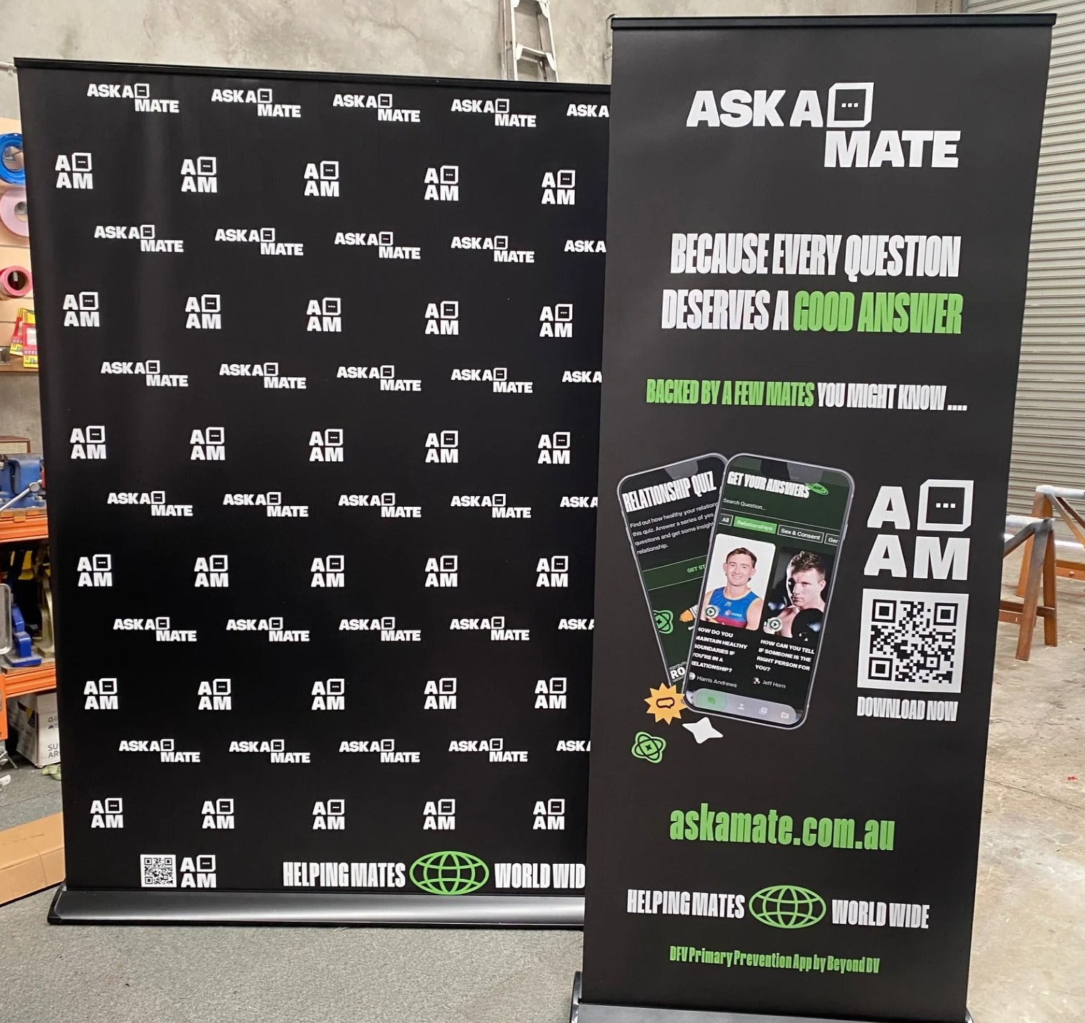Perfect combo of pull up banners for your next exhibition.