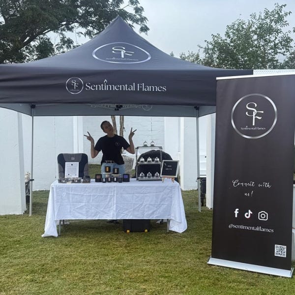 Event signs marketing materials