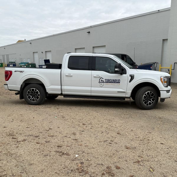 Vehicle Graphics for Torgunrud Construction in Edmonton, AB