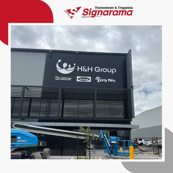 Striking Front Signage for HH Group – Delivered by Signarama Truganina & Thomastown