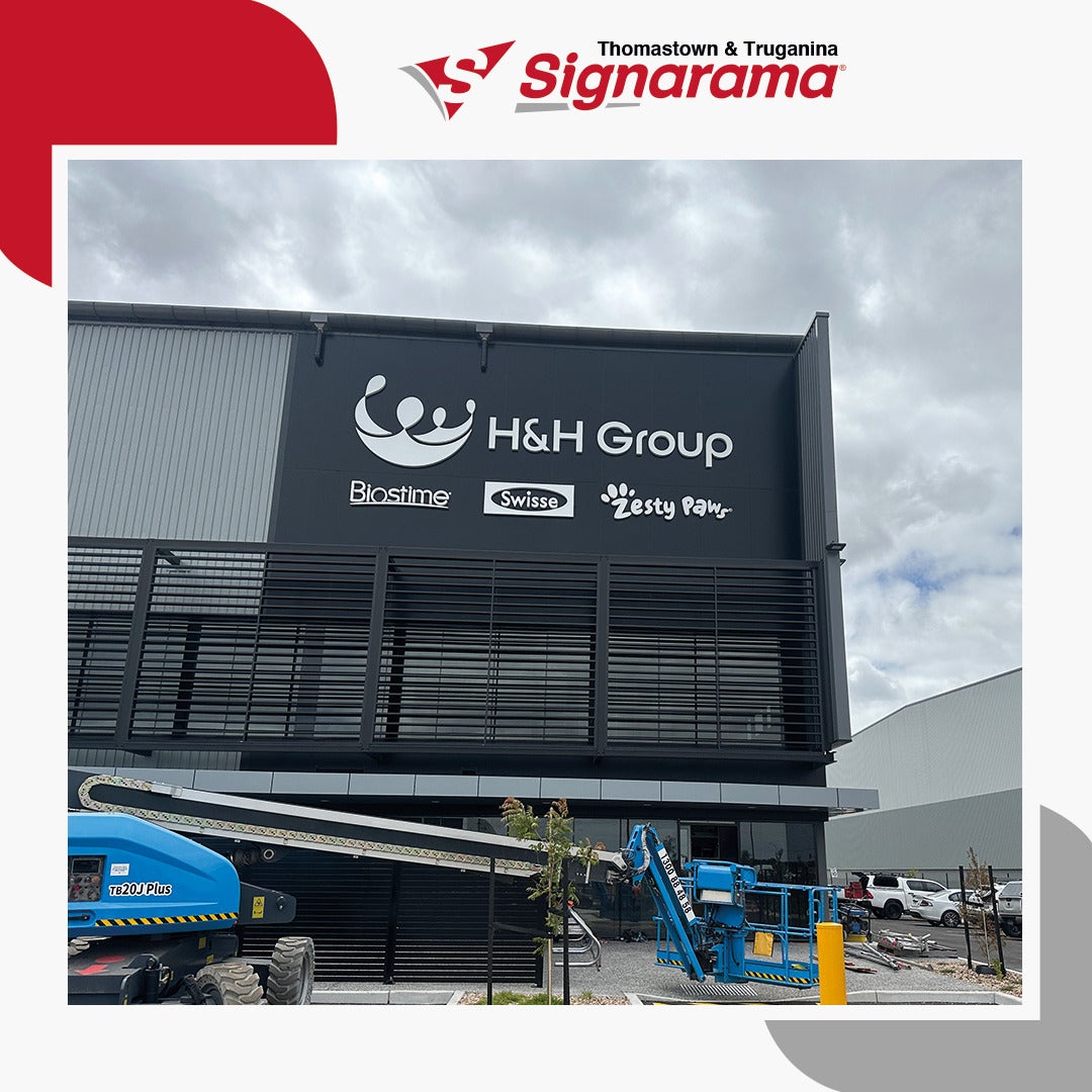 Striking Front Signage for HH Group – Delivered by Signarama Thomastown & Truganina