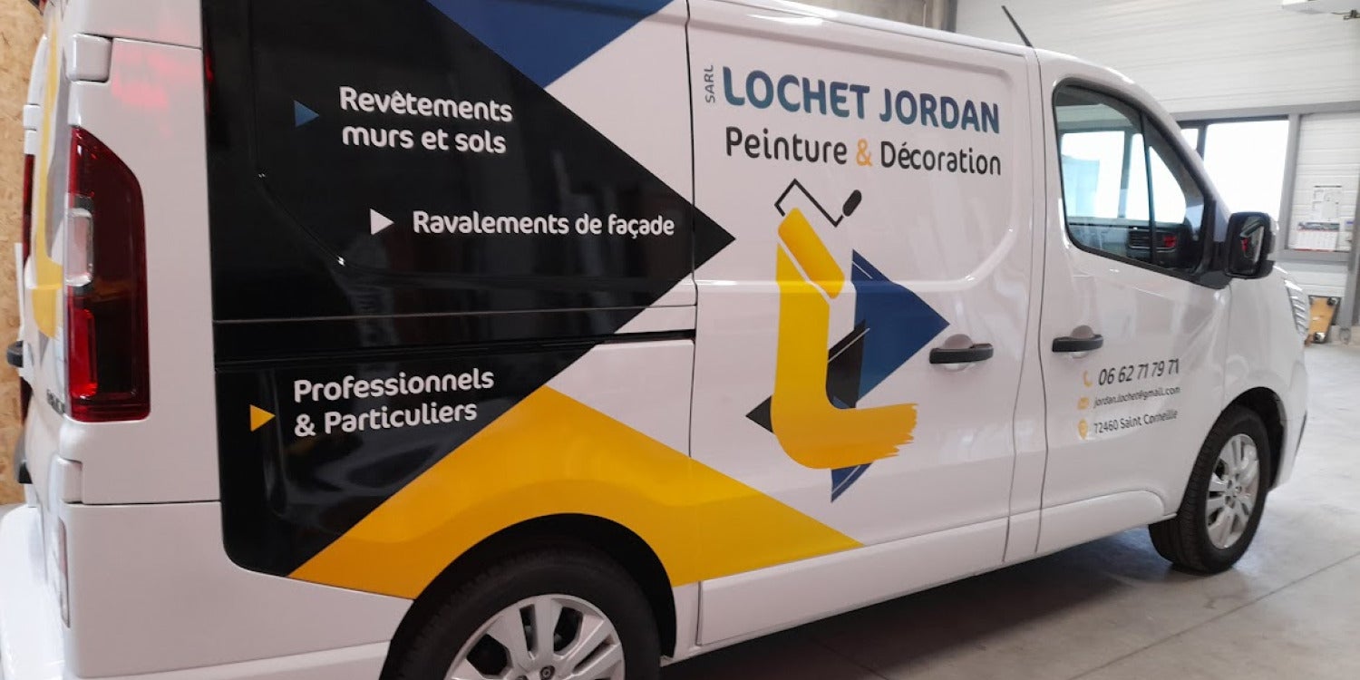 Décoration d'un véhicule utilitaire