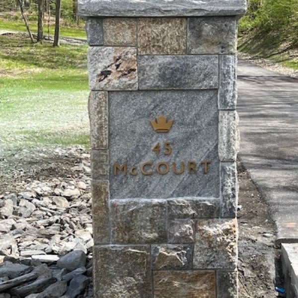 Bronze Lettering