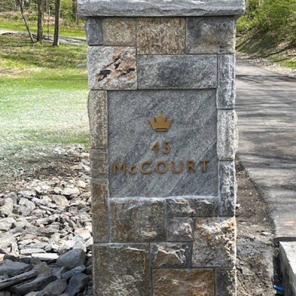 Bronze Lettering