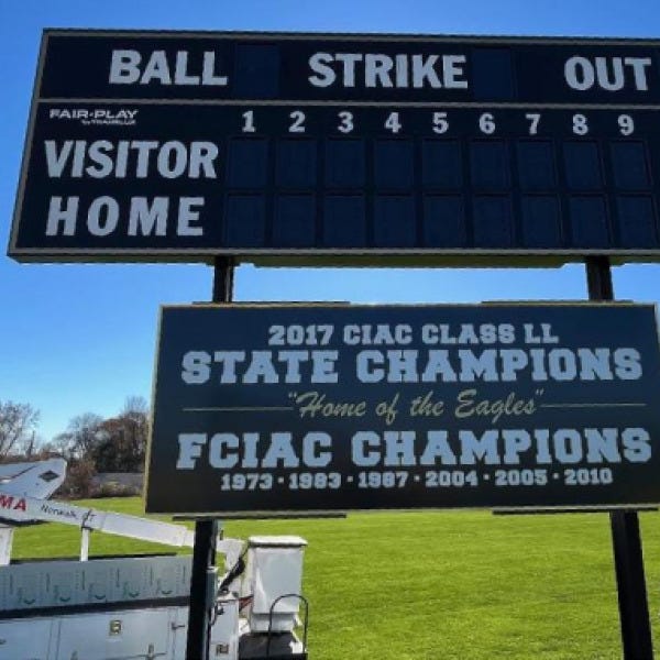 School Scoreboard Signs