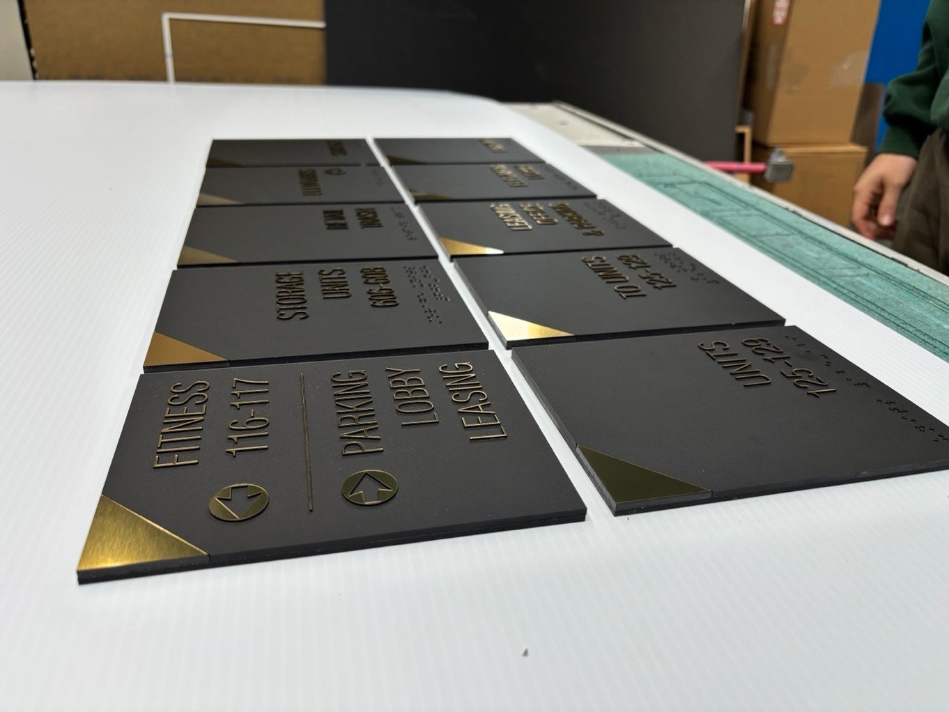 ADA Signs that Amplifies Interior Designs - The Triangle, Redmond, WA
