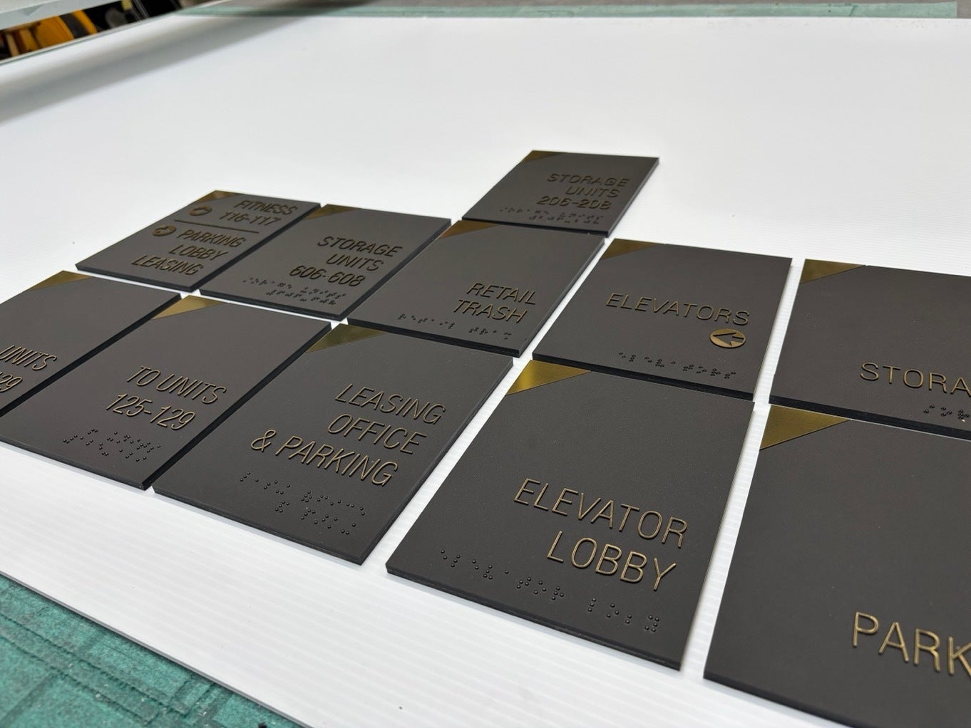 ADA Signs that Amplifies Interior Designs - The Triangle, Redmond, WA