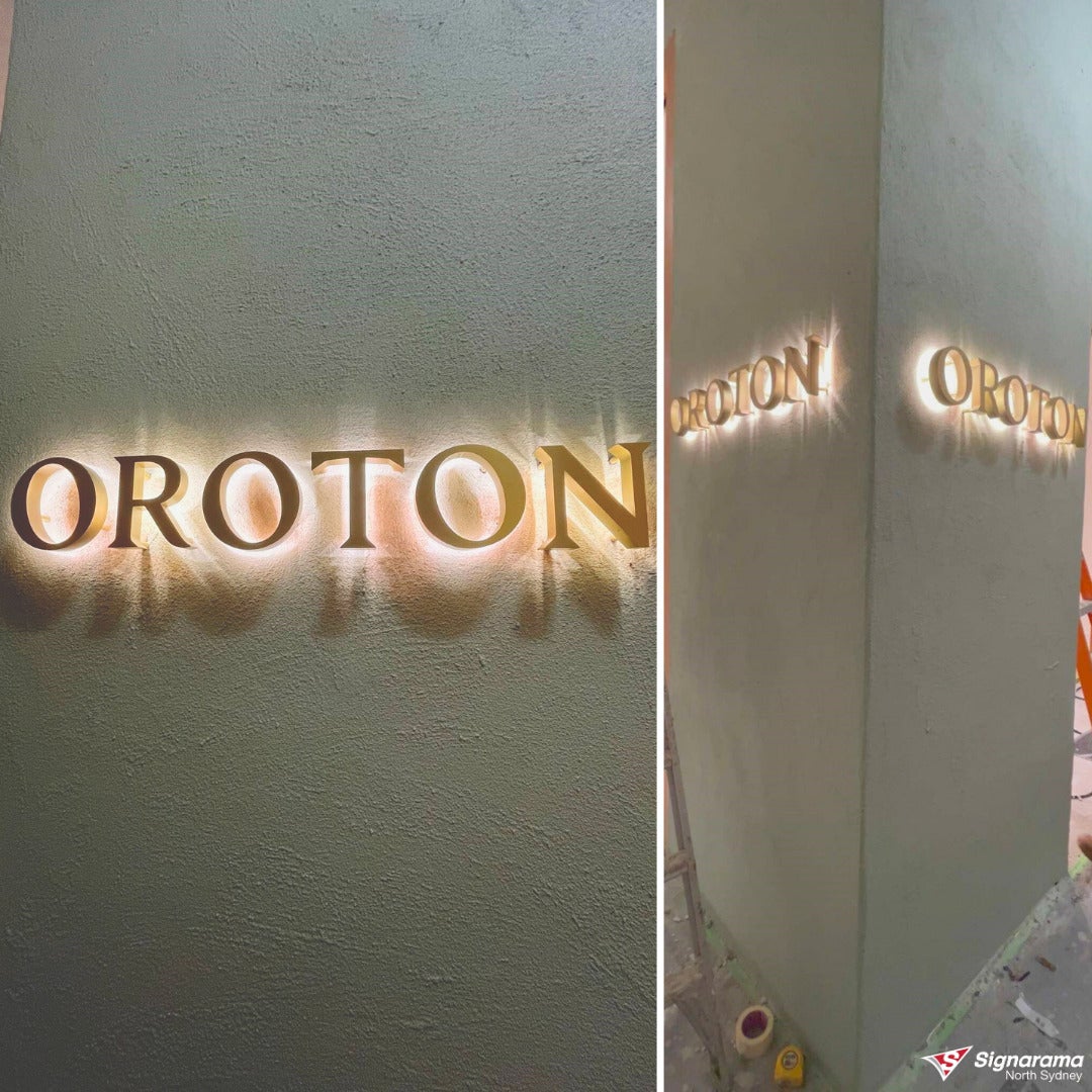 3D Illuminated Signage Project | Signarama North Sydney