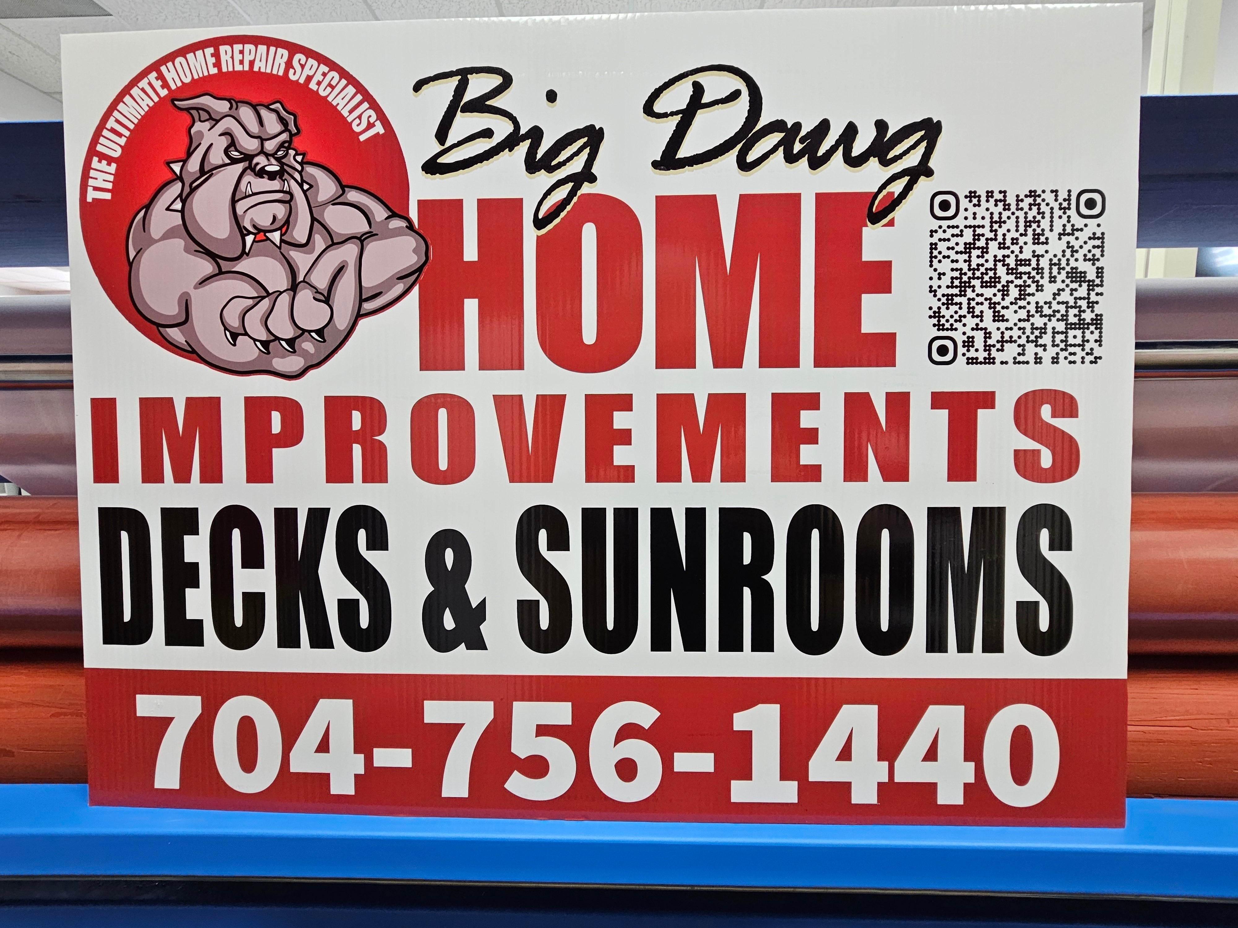 Show off your work with our Yard Signs!