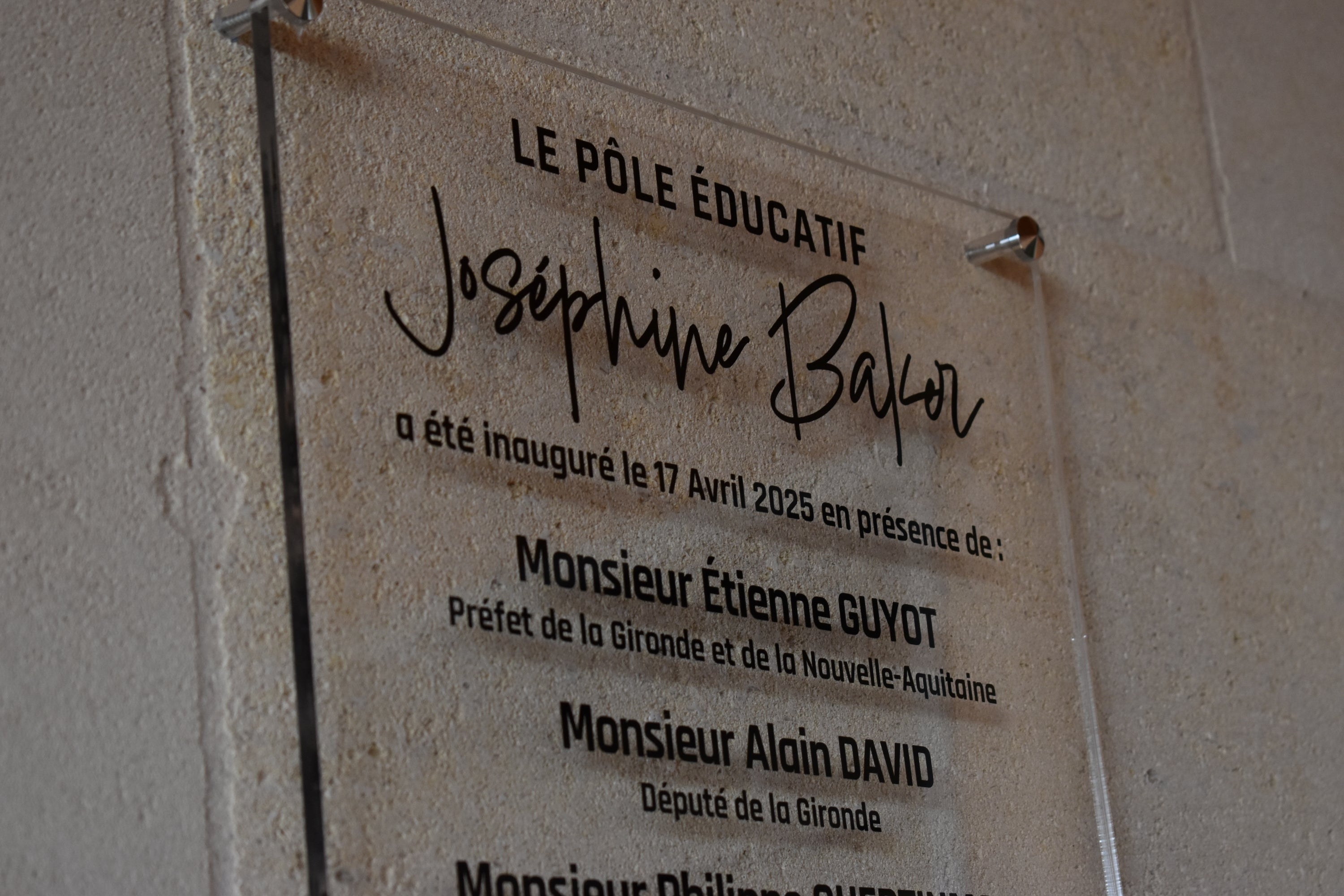 Inauguration Ecole Joséphine Baker Artigues-près-Bordeaux