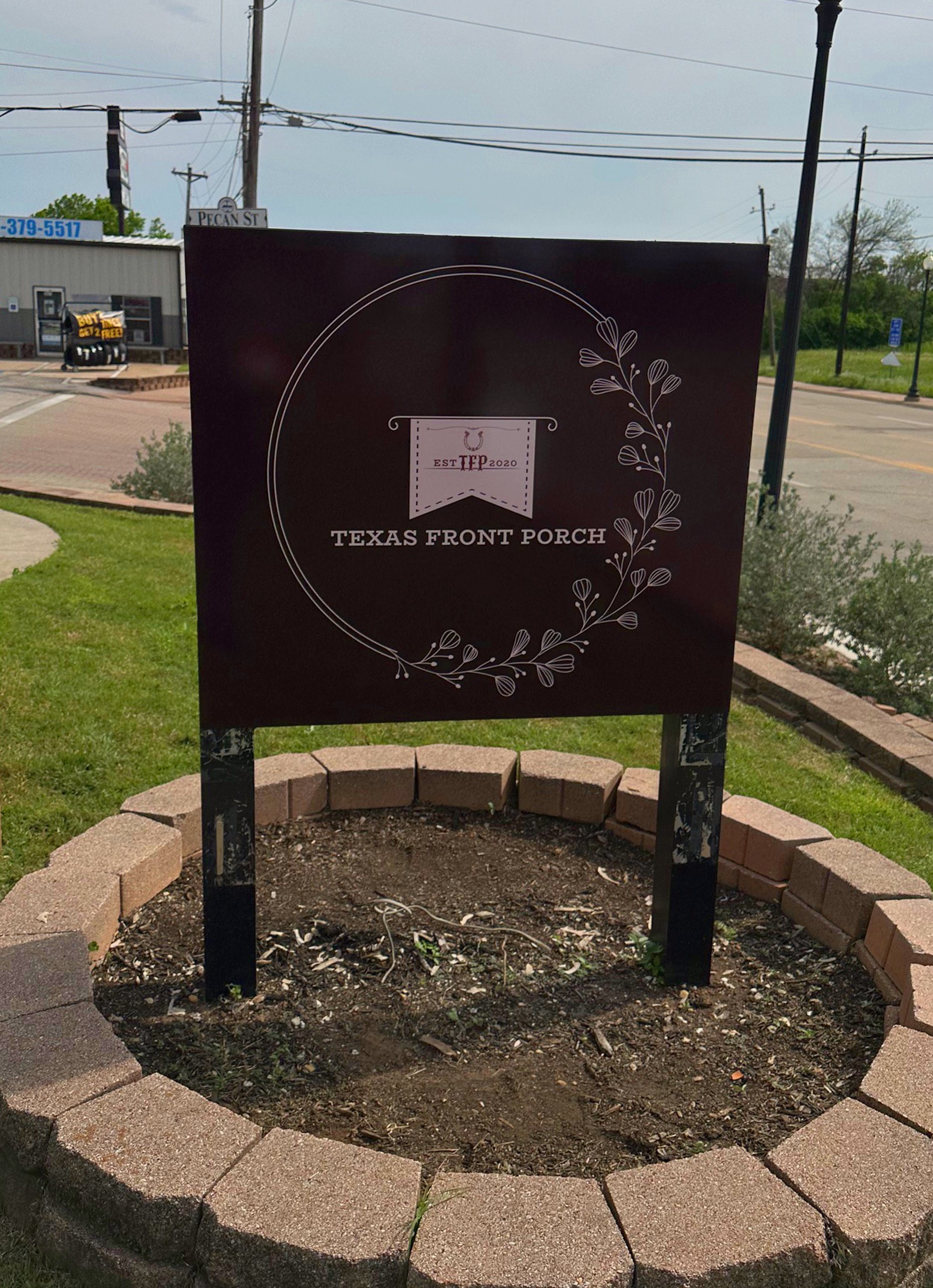 Grand Opening Signs for Texas Front Porch done by Signarama North Fort Worth/Keller