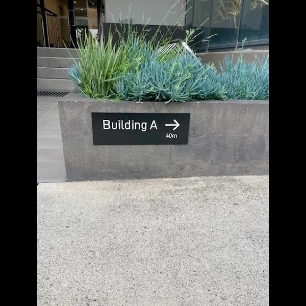 Directional Signage - 8 Clinch Ave Apartments - Preston VIC.