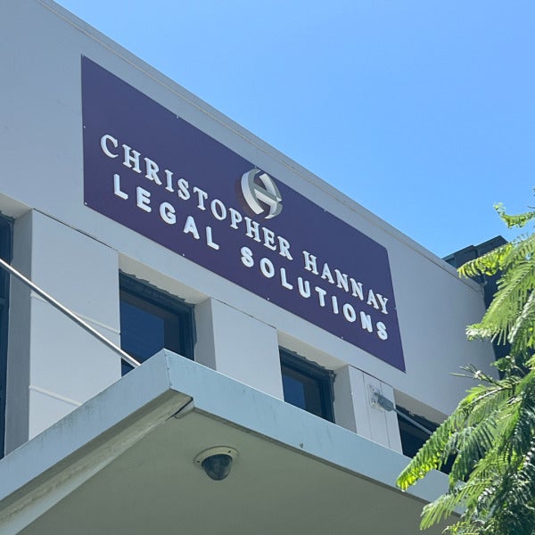 New office exterior signage