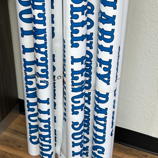 Sponsor Banners For Fallen Riders