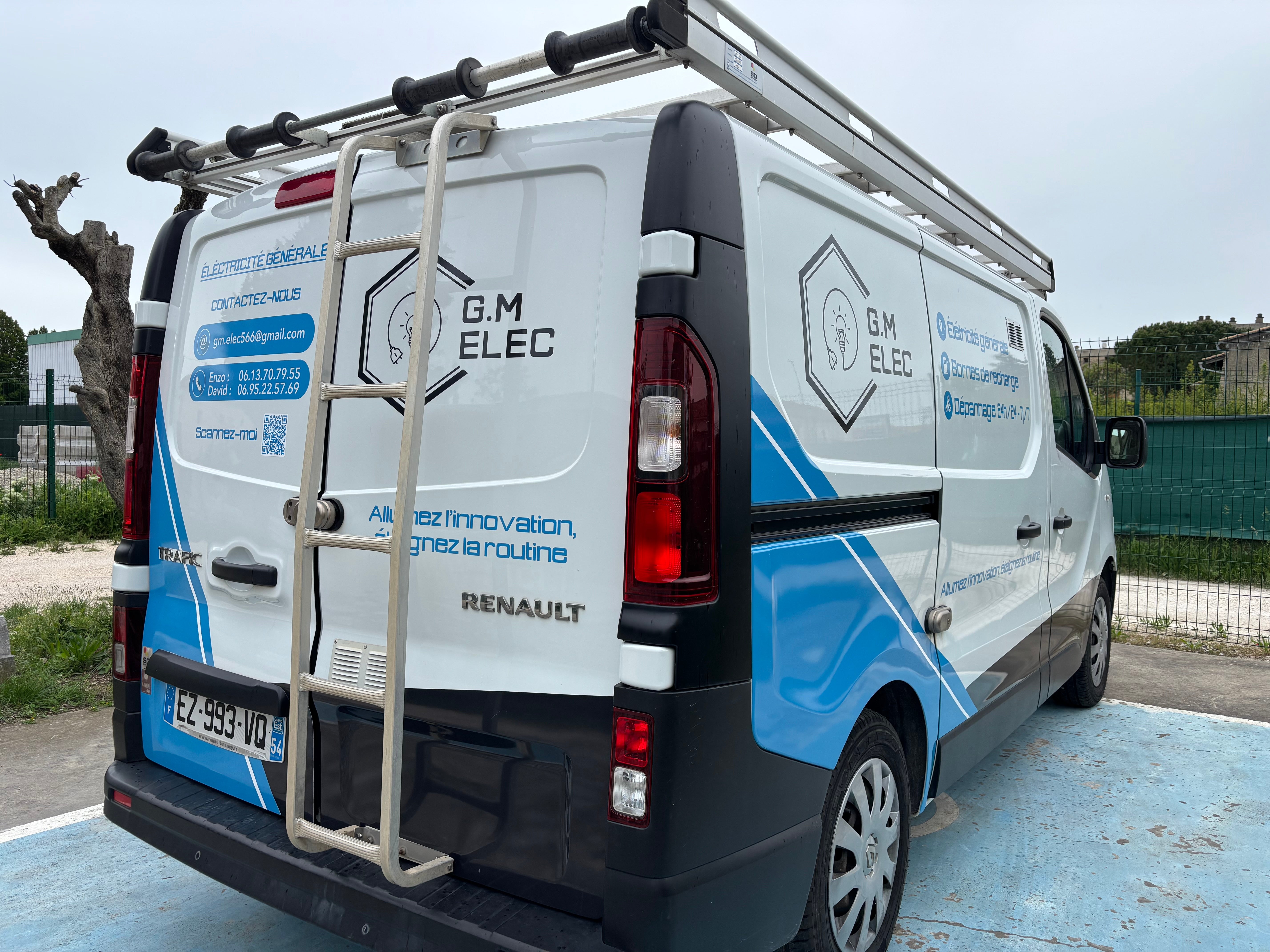 Marquage véhicule pour G.M ELEC à Carpentras