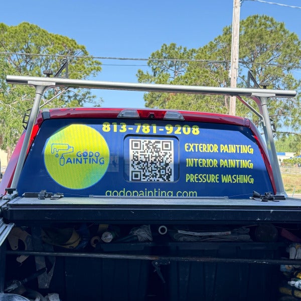 Truck Perforated Rear Window Graphics