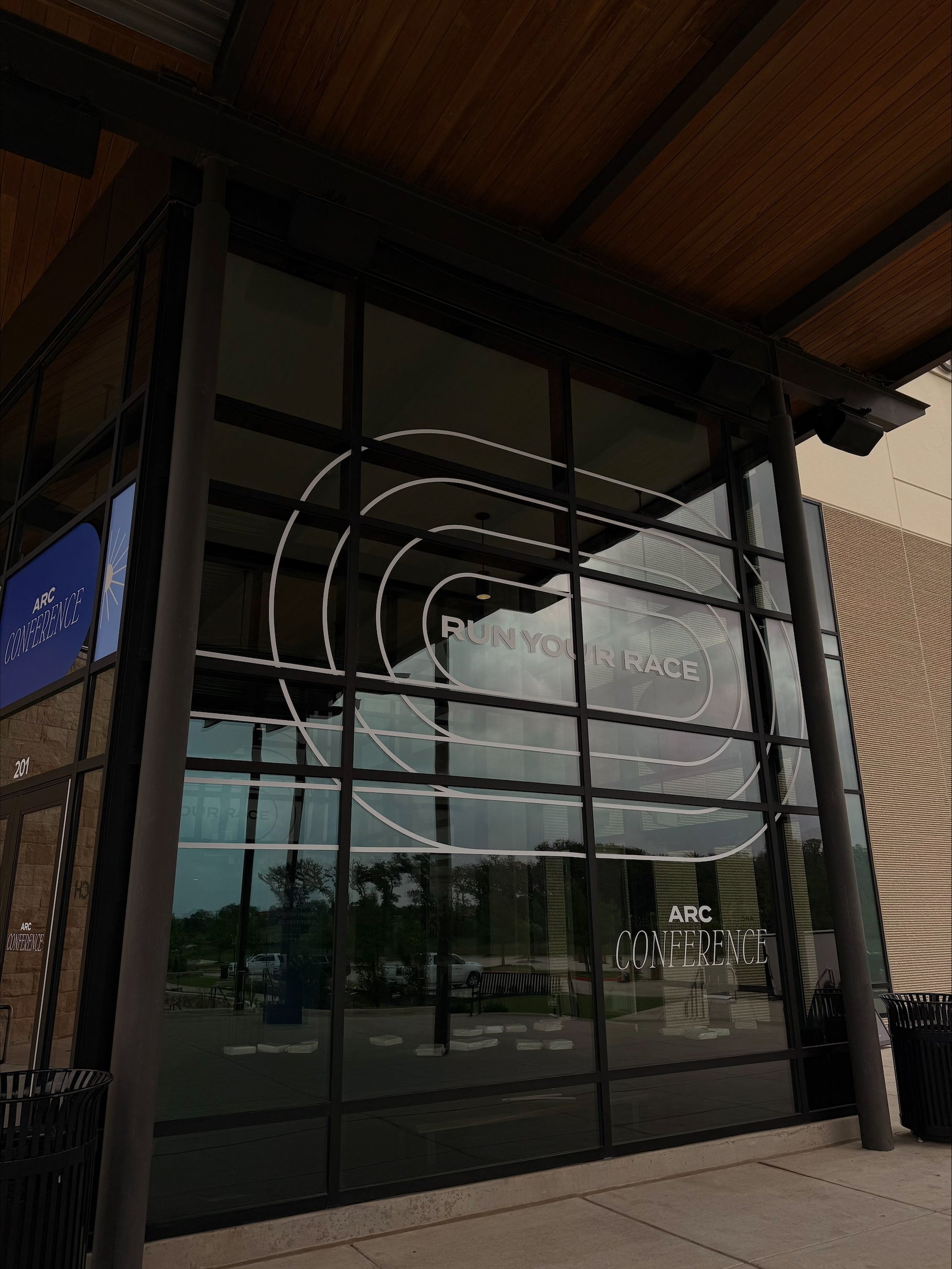 Custom Indoor and Outdoor Signage for The ARC Conference, held at Milestone Church, done by Signarama North Fort Worth/Keller