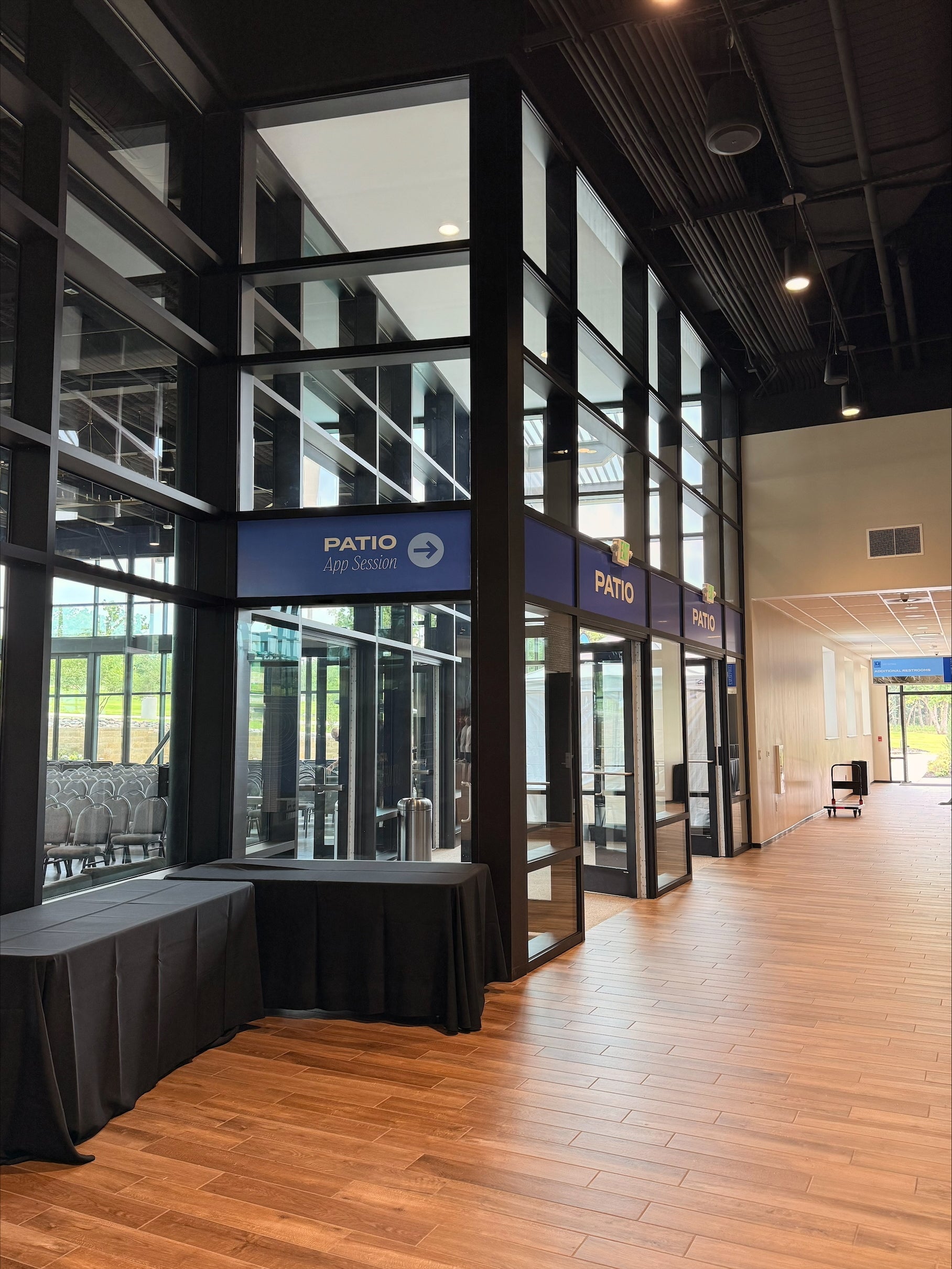 Custom Indoor and Outdoor Signage for The ARC Conference, held at Milestone Church, done by Signarama North Fort Worth/Keller